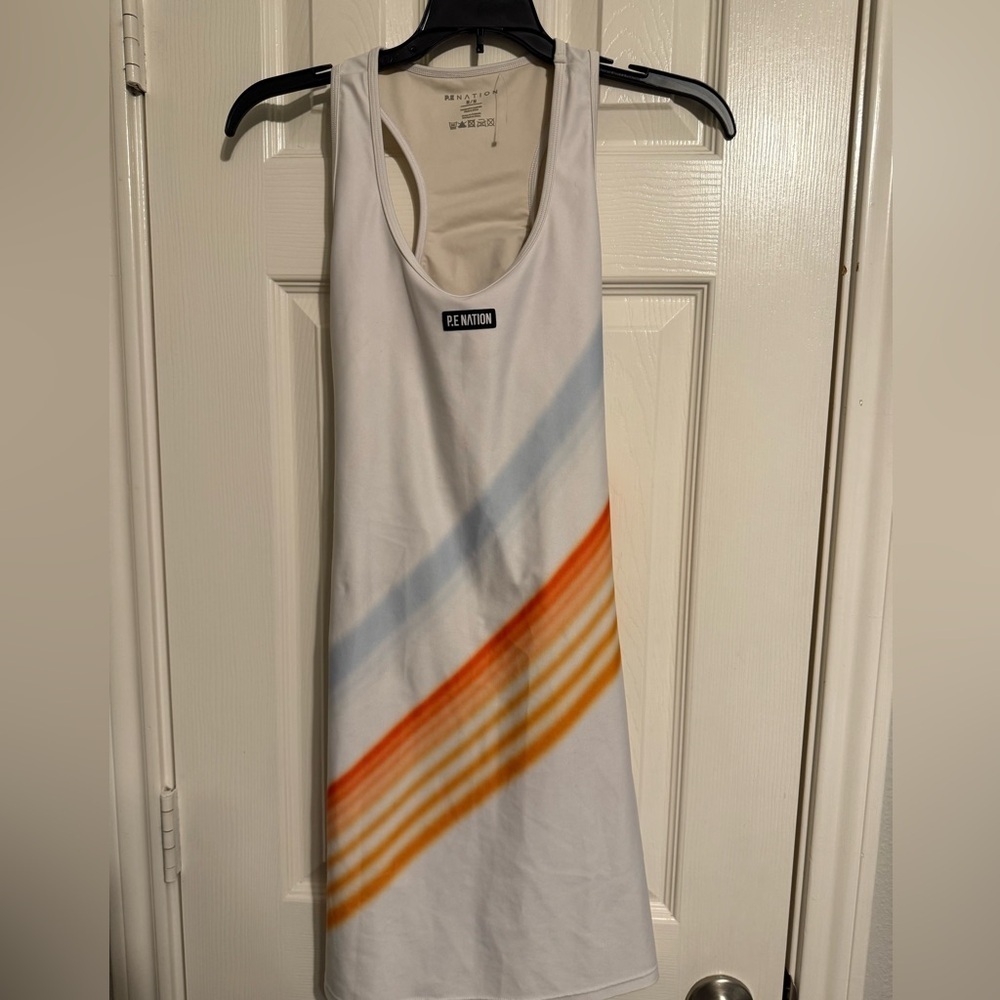 Revolve Wave Form Mini Dress in Optic White P.E NATION Size Medium